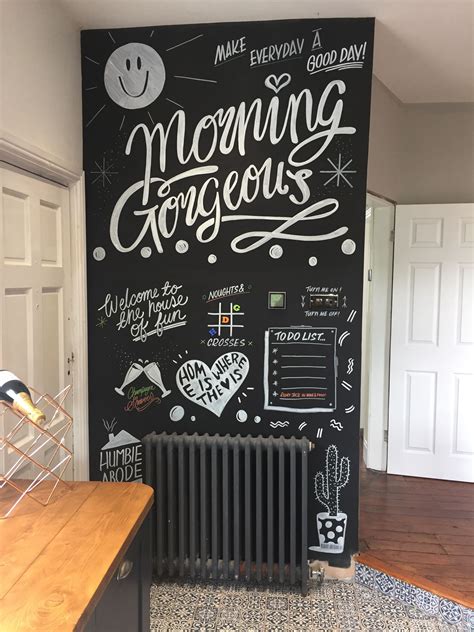 Pin By Amy Dohner On House Blackboard Wall Kitchen Chalkboard Wall Art Chalkboard Wall Diy