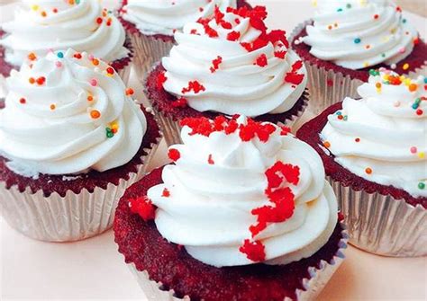 Resep Steamed Red Velvet Cupcakes Oleh Yeni Kiki Cookpad