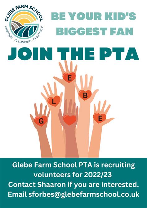 Join our PTA - Glebe Farm School