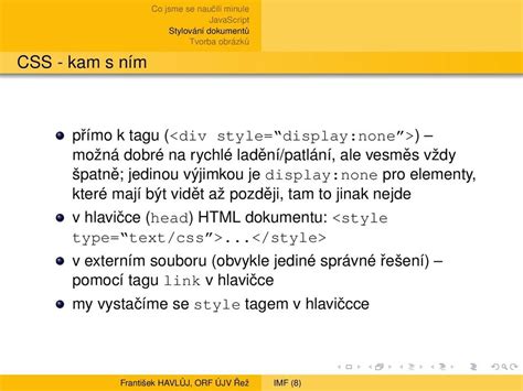 Informatika Pro Modern Fyziky Javascript Css Stylov N