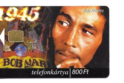 RARE CARTE Telephonique Bob Marley Phonecard Telephone Card