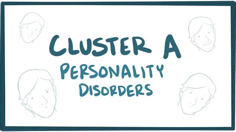 Cluster A Personality Disorders Video Anatomy Osmosis