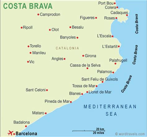 Costa Dorada Spain Map | secretmuseum