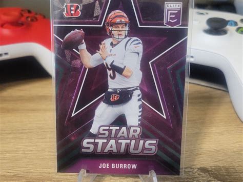 2023 Panini Donruss Elite Star Status Insert Joe Burrow Green EBay