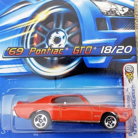 Hot Wheels Realistix First Editions Pontiac Gto Universo Hot Wheels