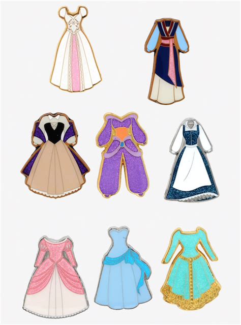 Disney Princess Dress Collection Vol. 2 BoxLunch Pins - Disney Pins Blog