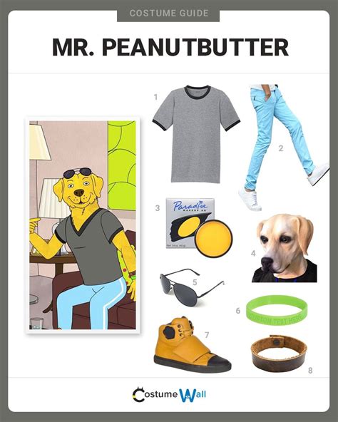 Dress Like Mr Peanutbutter Costume Halloween And Cosplay Guides