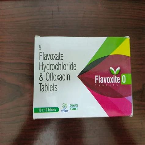 Flavoxite O Flavoxate Ofloxacin Tablets At Rs 195 Box In Pedana ID