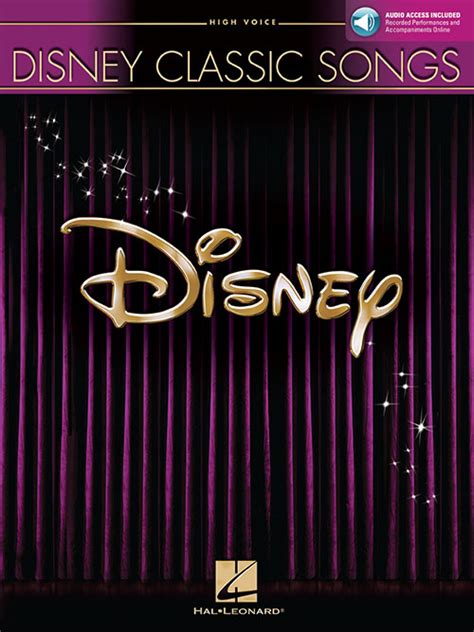 Various Composers: Disney Classic Songs - High Voice - Singers.com