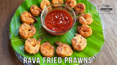 Rava Fried Prawns How To Make Rava Fried Prawns Goan Seafood