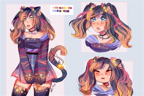 Star Neko Girl Set Price Closed By Kimchisg00d On Deviantart