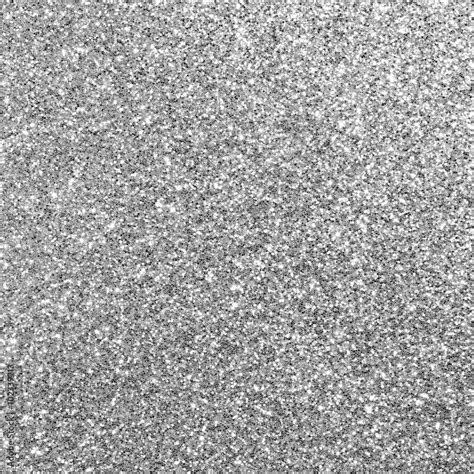 Large Background Texture Silver Glitter Shiny Sparkling Stock Photo