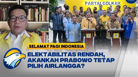 Golkar Ngotot Airlangga Jadi Cawapres Prabowo Youtube