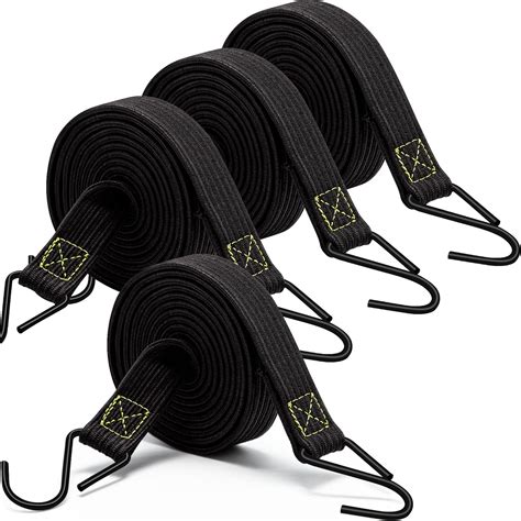 Bungee Cords Heavy Duty Outdoor Flat Bungee Cords With Hooks 80 Inch