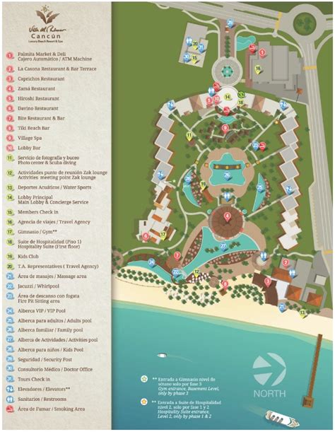 Villa Del Palmar Cancun Luxury Beach Resort And Spa Map 2023