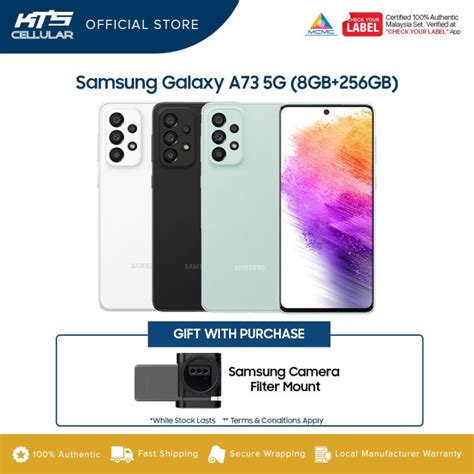 Ready Stock Samsung Galaxy A73 5g 8gb Ram 256gb Rom Smartphone