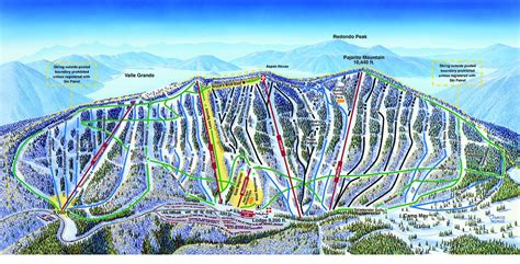 Pajarito Trail Maps Pajarito Mountain Ski Area