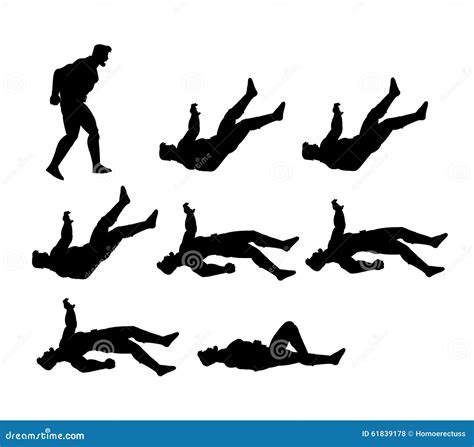 Man Falling Silhouette Stock Illustrations – 1,690 Man Falling ...