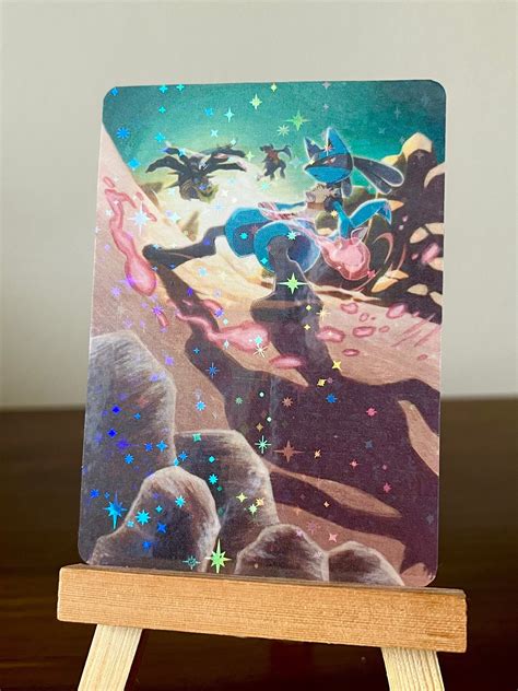 Lucario Full Art Print — Hollypaintscards