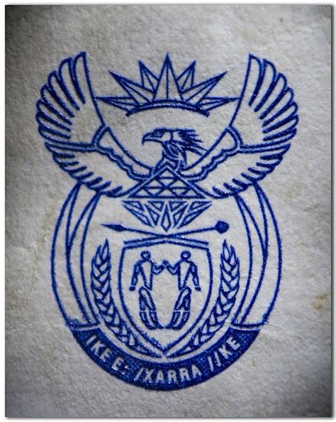 Unity In Diversity South African Coat Of Arms