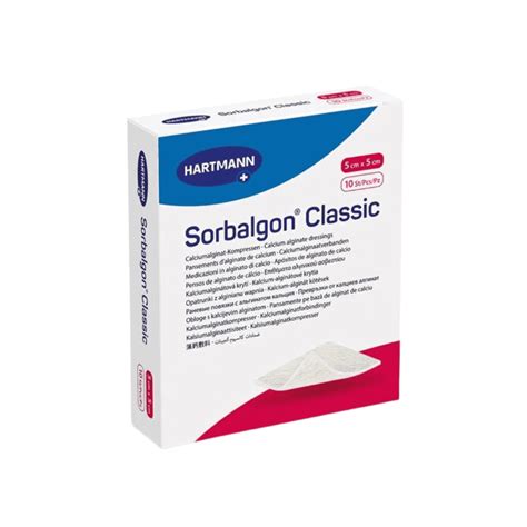 Hartmann Sorbalgon® Classic Calcium Alginate Compresses 10 Pieces