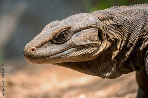 The Komodo Dragon Also Known As The Komodo Monitor Varanus