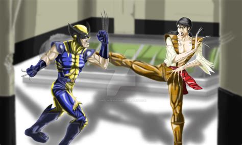 Wolverine vs Lady Deathstrike by GunslingerSpawn on DeviantArt