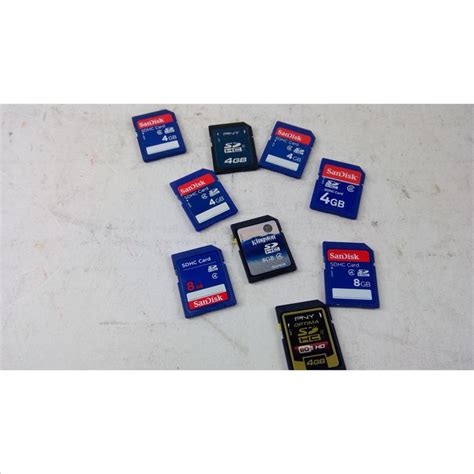 Pny And More Sdhc Card Bulk Lot Pieces Property Room