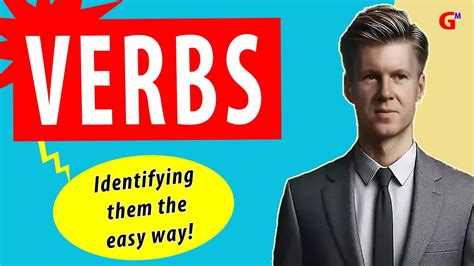 How To Identify Verbs With Examples Youtube