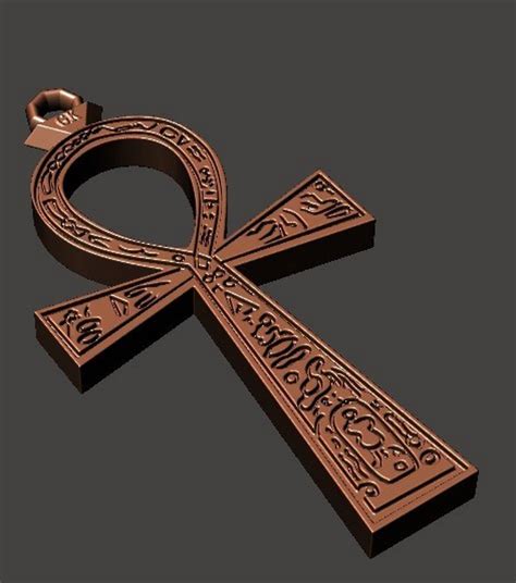 Ankh Coptic Cross 3D Print Model AssetsFree