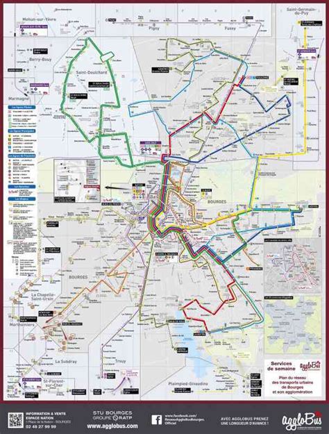 Carte Ville De Bourges ≡ Voyage Carte Plan