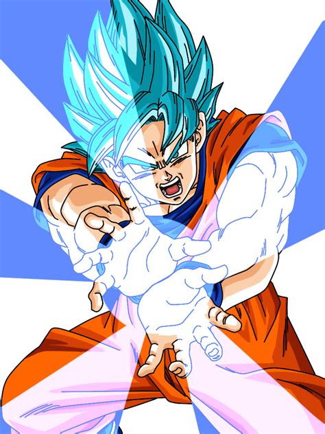 Goku Super Saiyan God Blue by yeyetv on DeviantArt