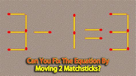 Move Only Stick To Fix The Equation Correct Ch C Di Chuy N Hai