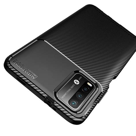 Xiaomi Poco M Redmi T Carbon Fiber Black Tok Topkinalat Telefon Tok