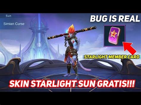 Trick Cara Dapatkan Starlight Member Card Juli Gratis Skin