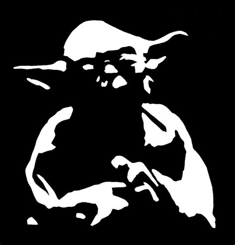 Yoda Stencil By Teplovd On Deviantart