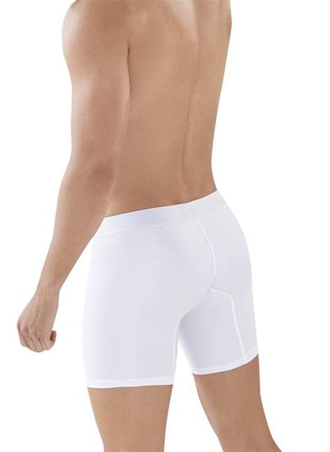 Bokserki M Skie Clever Moda Classic Match Long Boxer White Bia Y