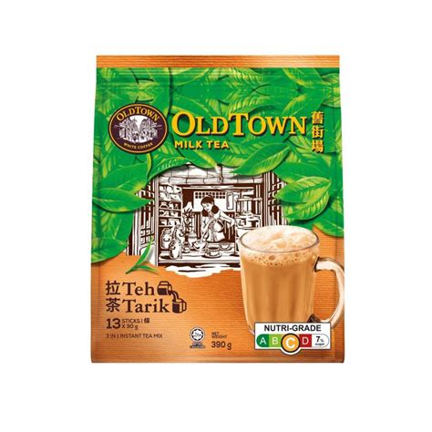 OLDTOWN Teh Tarik Instant 3in1 Premix Milk Tea 13 Sticks Shopee