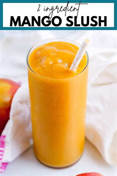 Mango Slush Nutrition To Fit Lindsey Janeiro Simple Healthy