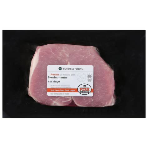 Premium All Natural Pork Boneless Center Cut Chops Lunds And Byerlys