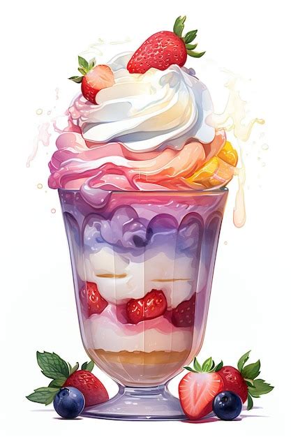 Premium Photo | Rainbow halo halo dessert