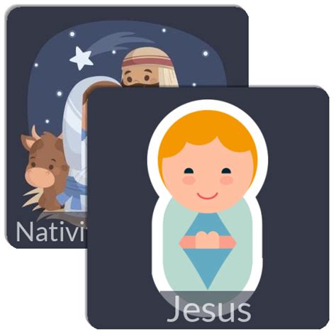 Nativity Characters - Match The Memory