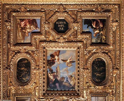 Riproduzioni D Arte Del Museo Decorazione Soffitto Particolare 1578