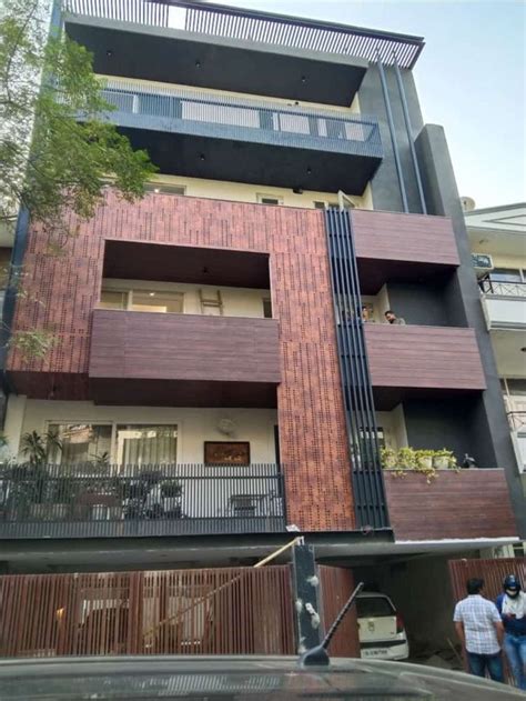 Brown Matte Hpl Exterior Wall Cladding Thickness Mm At Rs Square