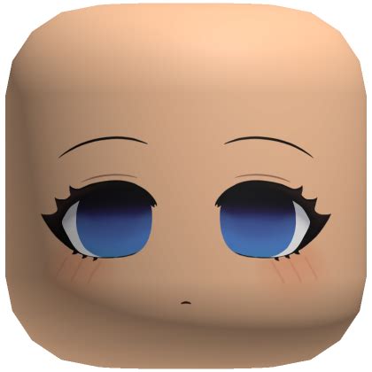 Yeux Bleus Chibi Doux Roblox