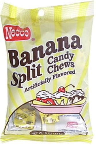 Necco Banana Split Candy Chews 5 Oz Nutrition Information Innit