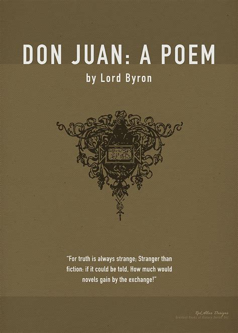 Don Juan A Poem By Lord Byron Greatest Books Ever Art Print Series