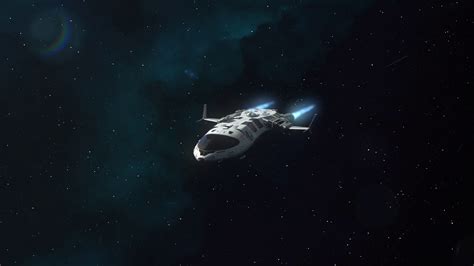 Futuristic Spaceship Flying In Deep Space 25 Stock Motion Graphics Sbv