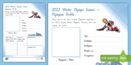 KS1 Nathan Chen Winter Olympics Athlete Differentiated Reading