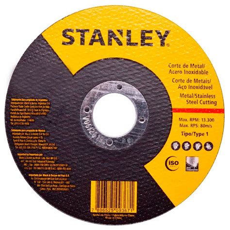 Disco De Corte Inox X X Stanley Sta Felap M Quinas E